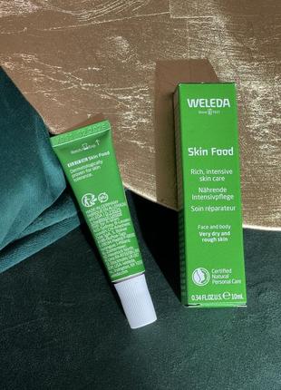 Міні крем для шкіри weleda skin food2 фото