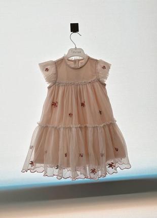 Платье на девочку 12-18 мес , платье на годик для девочки1 фото
