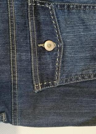 Женские джинсовые бриджи marks&spencer 16 размер7 фото