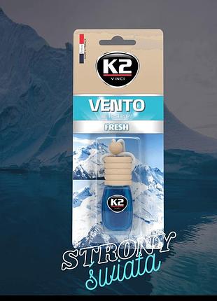 Ароматизатор для салона авто k2 vinci vento фреш 8 мл - (v453)
