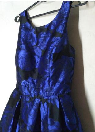 Гарна синя сукня2 фото