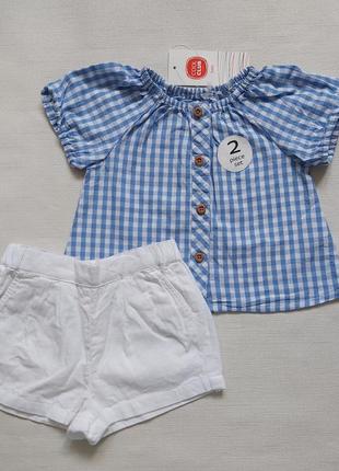 Комплект для девочки cool club размер 74 см