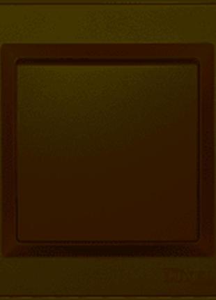 Выключатель одинарный luxel jazz (9202) терракотовый