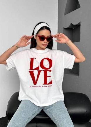Футболка туречковая love3 фото