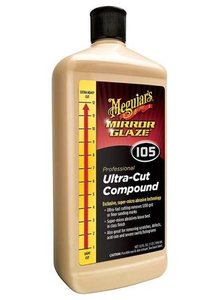 Полировальная паста ультра meguiar's m10532 ultra-cut compound, 946 мл4 фото