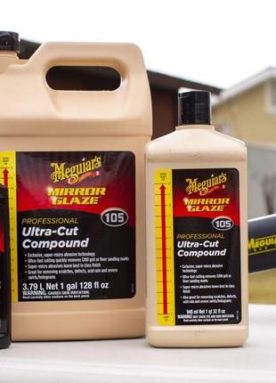 Полировальная паста ультра meguiar's m10532 ultra-cut compound, 946 мл3 фото