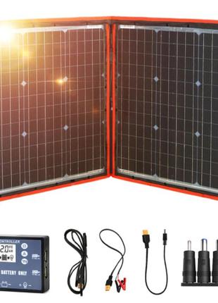 Сонячна панель dokio 80w контролер usbx2 складана