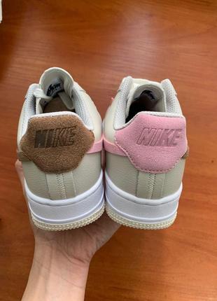 Кроссовки женские nike air force 1 inside out бежевые (найк аир форс инсайд, кросівки)4 фото