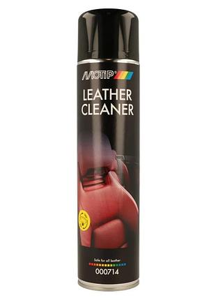 Очисник для оббивки салону зі шкіри motip leather cleaner аерозоль 600 мл — (000714)
