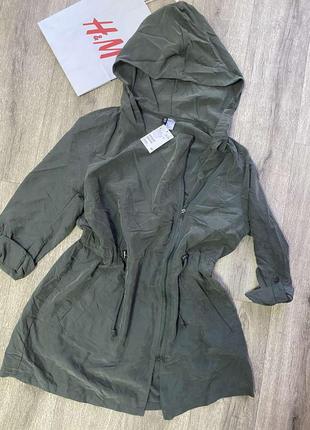 Куртка h&m пог 55, пот 51 длина 82