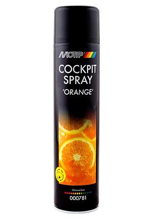 Очиститель для приборной панели motip cockpit spray "апельсин" аэрозоль 600 мл - (000781)