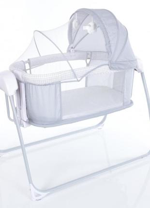 Ліжечко-люлька приставна 8902kl з москітною сіткою від egorka