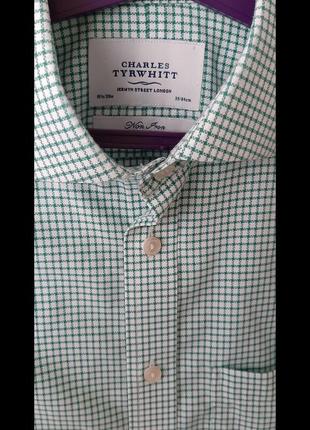 Дорога чоловіча сорочка оригінал m -l charles мужская рубашка