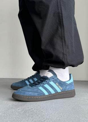 Чоловічі замшеві кеди adidas spezial blue