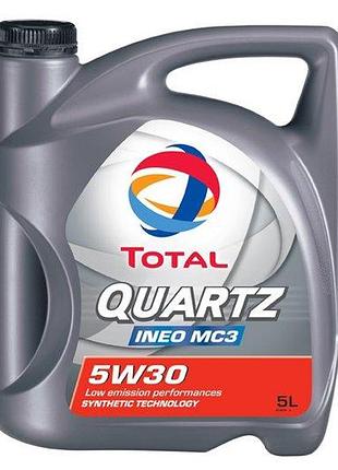Масло моторное total quartz ineo mc3 c3 sn/cf 5w-30 5 л - (213698)