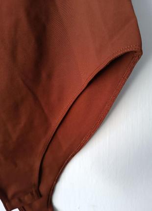 Боди майка футбокла блуза сток новое коричневое шоколадное7 фото