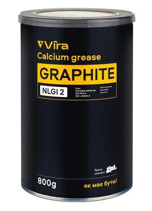 Мастило пластичне графітна 0,8 кг vira — (vi0600)