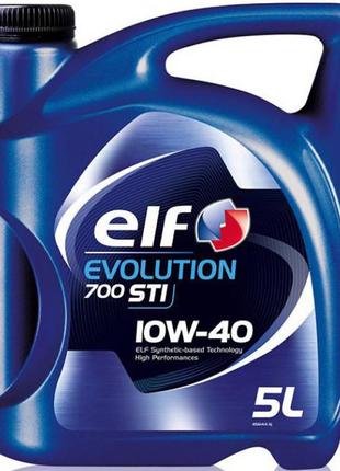 Масло моторное elf evolution 700 sti a3/b4 sl/cf 10w-40 5 л - (214124)