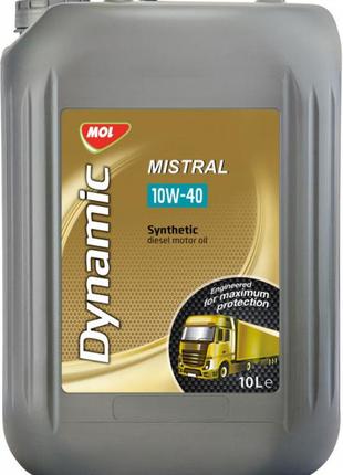 Масло моторное mol dynamic mistral 10w-40 10 кг - (13301120)