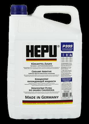 Жидкость охлаждающая концентрат hepu antifreeze g11 антифриз синий 5 л - (p999-005)