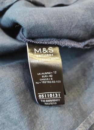 Льняная рубашка m&amp;s p l8 фото