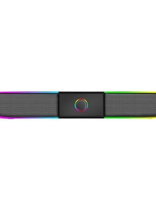 Акустика для пк xtrike me rgb backlight sk-600 |2*3w, usb/aux|1 фото