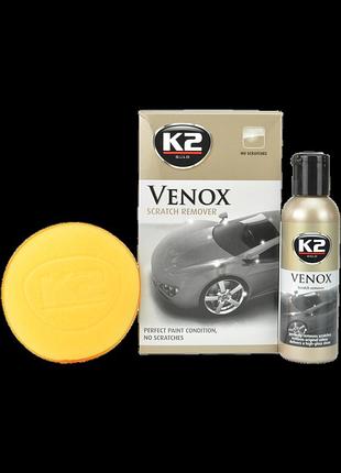 Поліроль для кузова k2 venox молочко з губкою 180 г — (g0501)