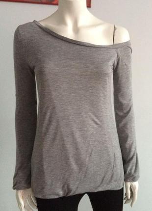 Лонгслив туніка кофточка з кашеміром на підкладці р 44