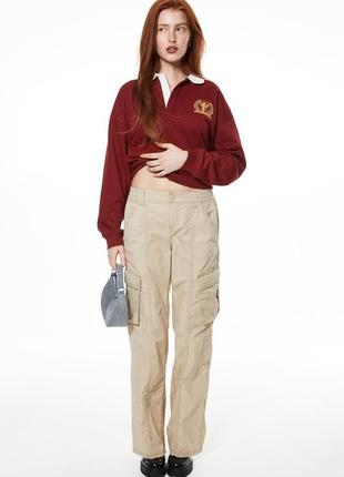 Легкие брюки карго h&amp;m,p.38