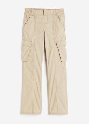 Легкие брюки карго h&amp;m,p.38 5