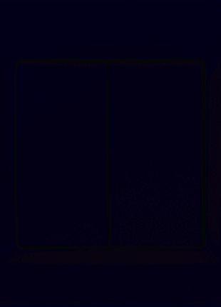 Вимикач подвійний luxel jazz (9003) білий