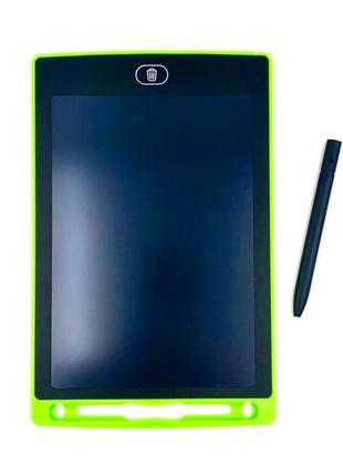 Графічний lcd-планшет для малювання 24x16 см цифрова електронна дошка 10 дюймів зелений