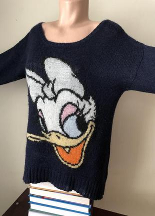 Disney 46 дейзи свитер джемпер туника синяя дисней мультик