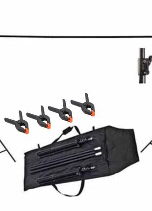 Стійка ворота для студійного фону 200х200 см тримач для хромакея