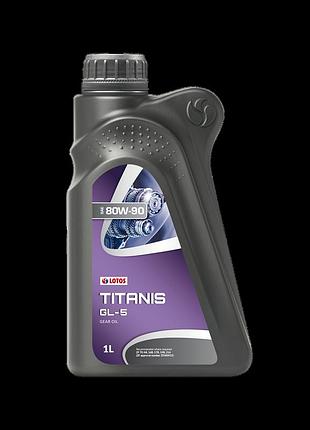 Масло трансмиссионное lotos titanis gl-5 80w-90 1 л - (wk-k104060-0h0)