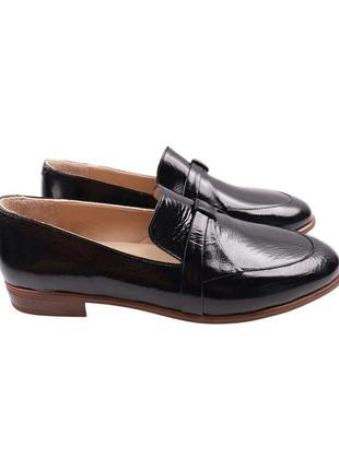Туфли женские aquamarin черные натуральная кожа, 38