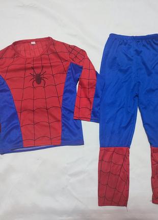 Карнавальный маскарадный костюм человек паук супер герой spider man костюм на хеллоуин