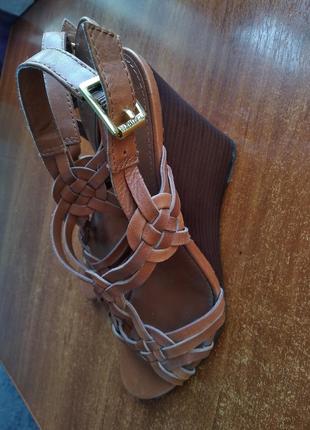 Новые кожаные босоножки, сандалии polo ralph lauren5 фото