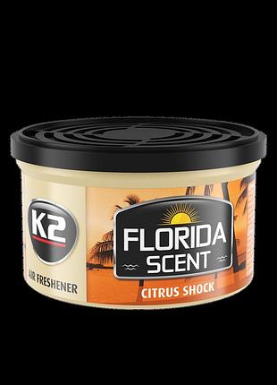 Ароматизатор для салона авто k2 florida scent цитрус 42 г - (v87gra)