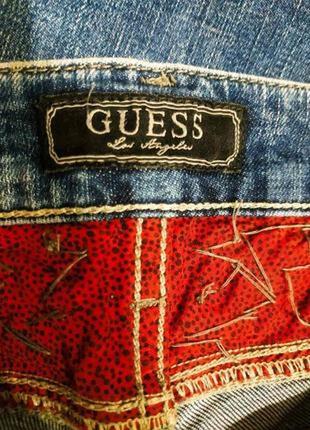 Идеальные зауженные джинсы с декором успешного бренда из сша guess4 фото