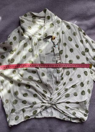 Кремовая блуза zara8 фото
