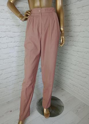 Винтажные брюки с защипами р.8 (с)