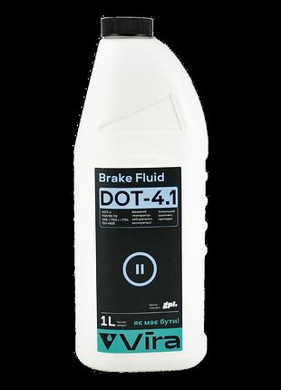 Тормозная жидкость vira brake fluid dot-4.1 1 л - (vi1102)