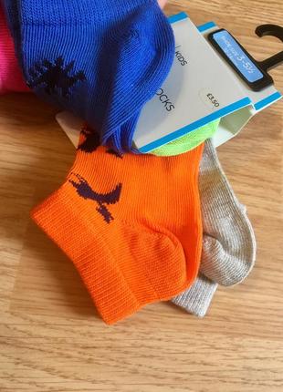 Яркие носки, носочки для мальчика tu, набор носков, р. 3-5,5, 12-24 м5 фото