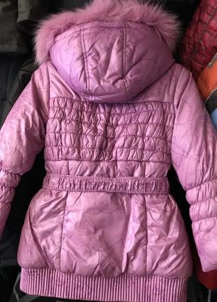 Зимова куртка данило на дівчинку 122р2 фото