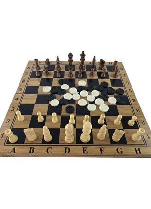 Игровой набор нарды, шахматы, шашки (47,5х47,5х2 см)