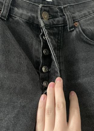 Сірі прямі джинси3 фото