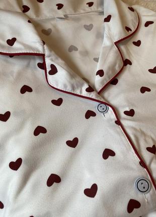 Пижама с красными сердечками4 фото