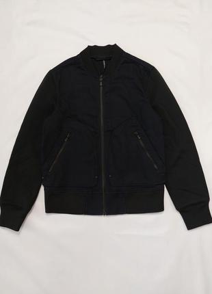 Бомбер blackbarrett by neil barrett hybrid denim bomber jacket