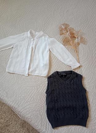 Блуза сорочка для дівчиники zara